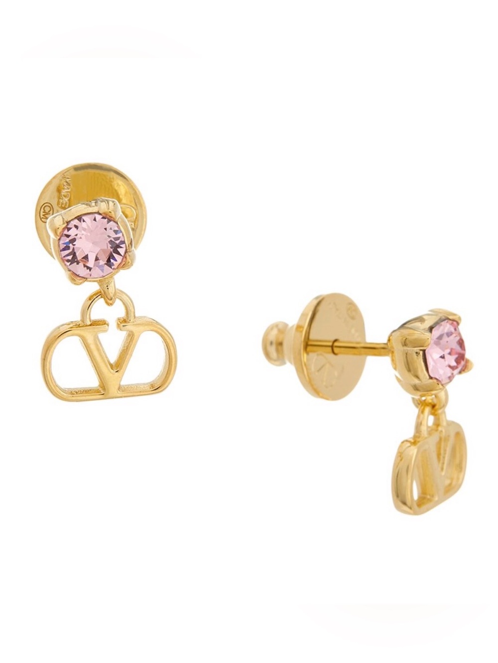 Valentino VLogo Signature Swarovski Earrings